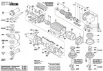 Bosch 0 602 334 136 ---- flat head angle sander Spare Parts